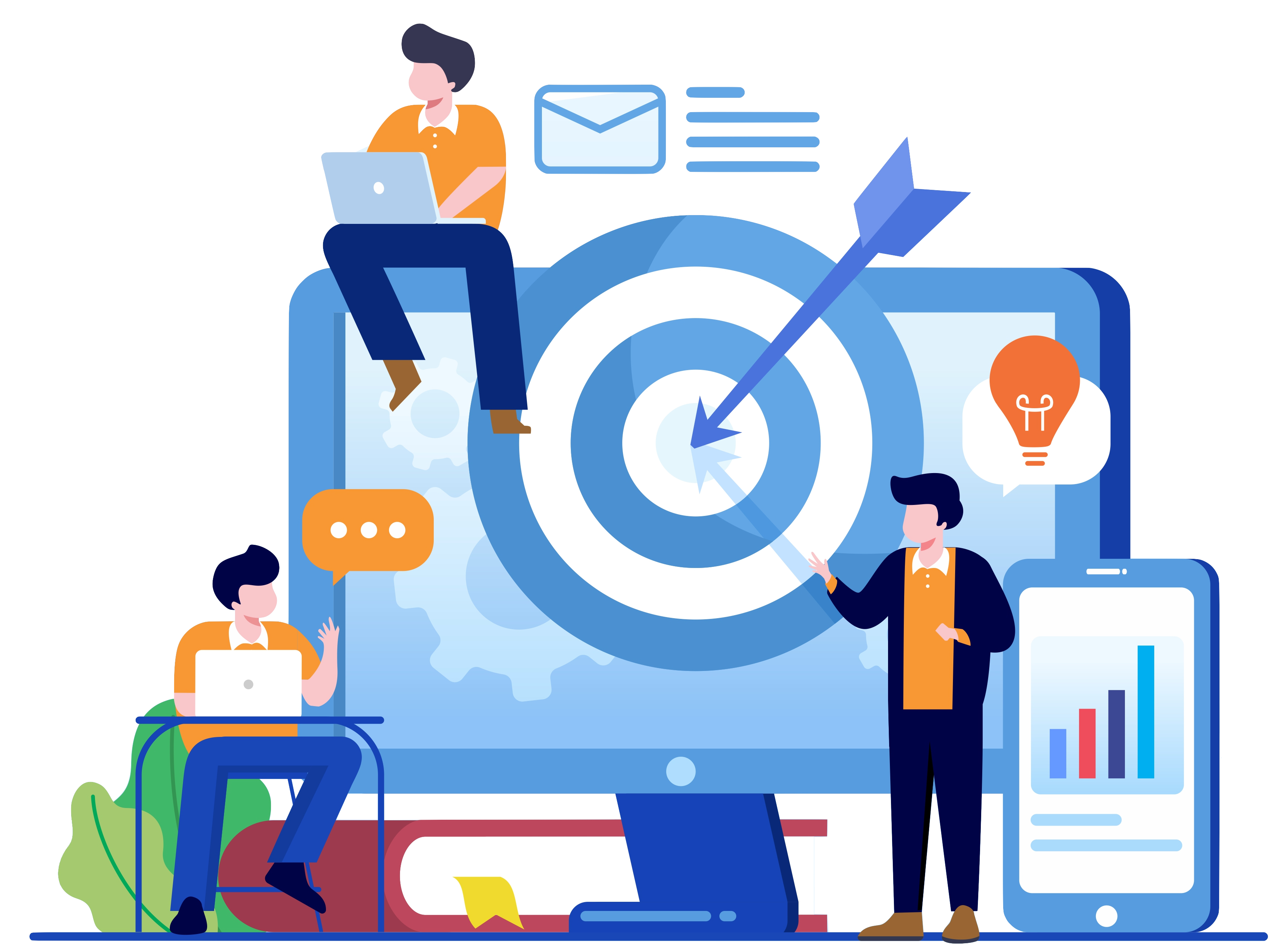 Experts et partenaires Squark collaborant sur un projet digital