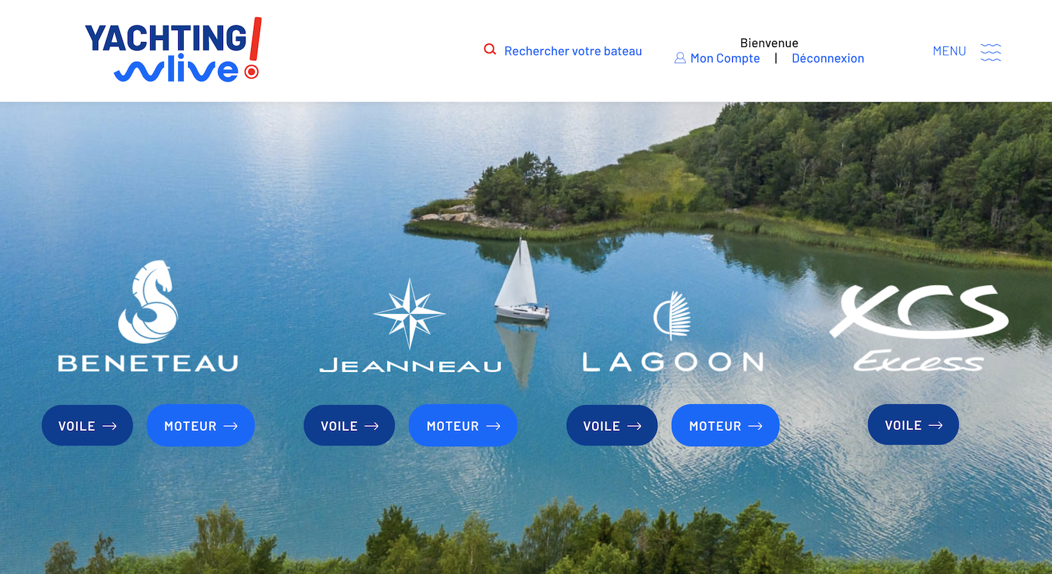 Site Bénéteau - infogérance Squark