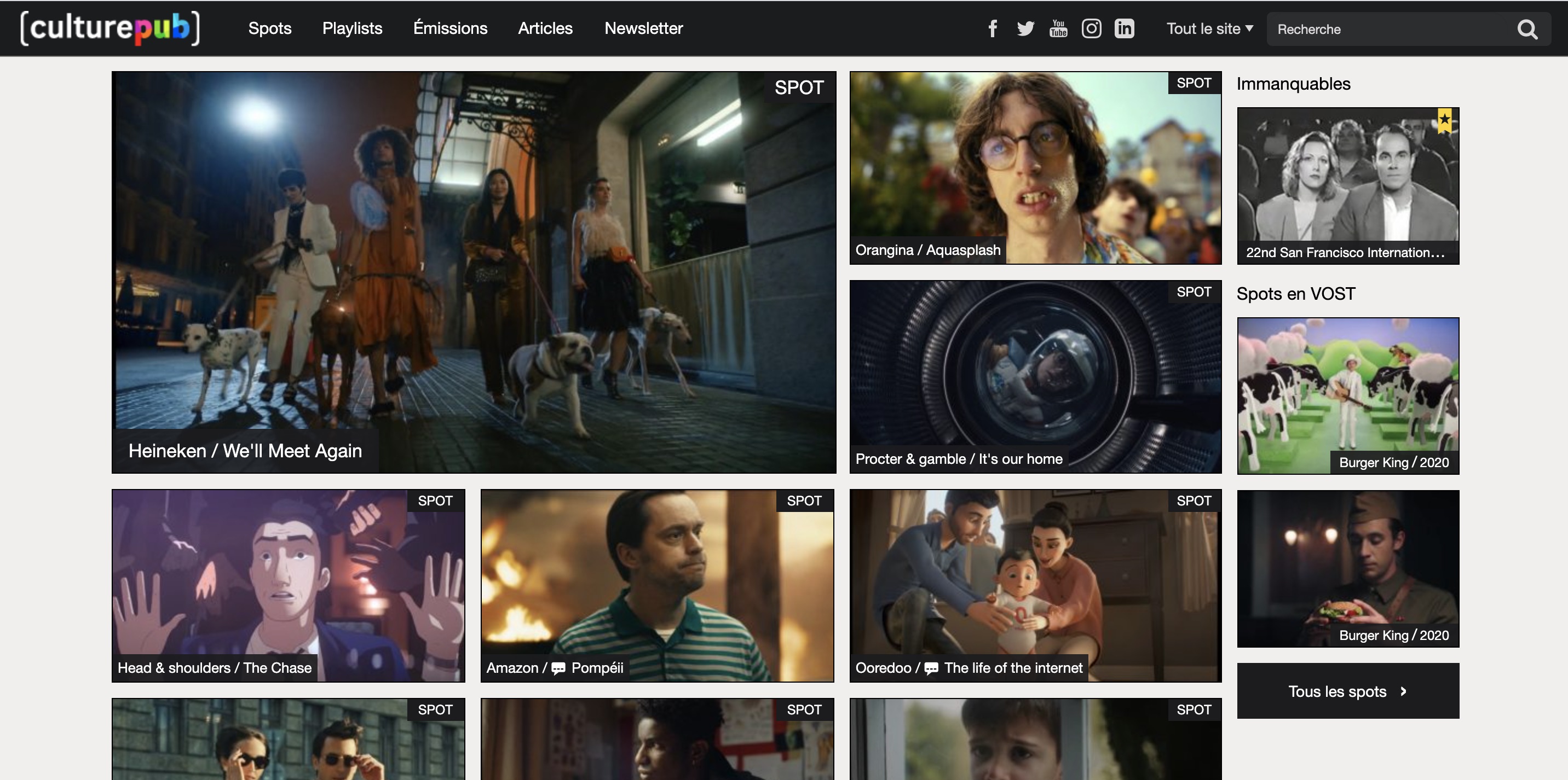 CulturePub - Hébergement vidéo Squark